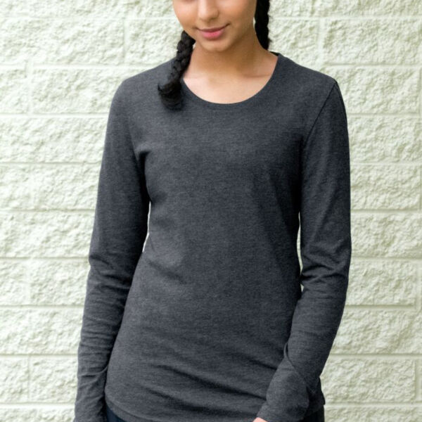 ATC EUROSPUN RING SPUN LONG SLEEVE LADIES' TEE Thumbnail
