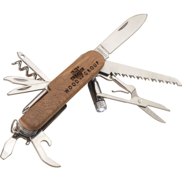 Wooden 13-Function Pocket Knife Thumbnail